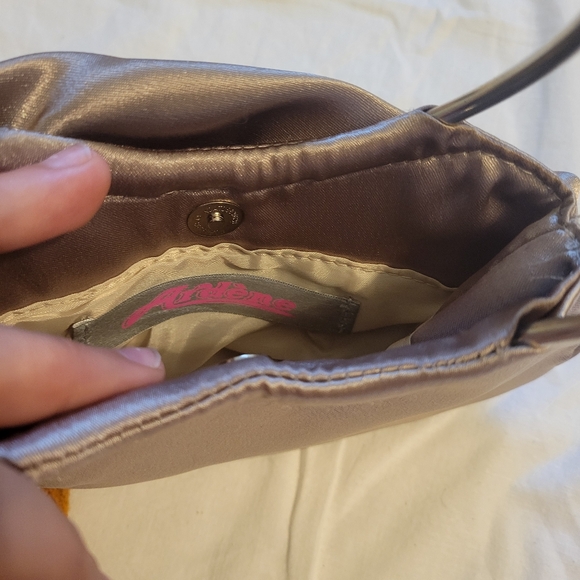 Ardene silver rose purse, clutch - Picture 3 of 3